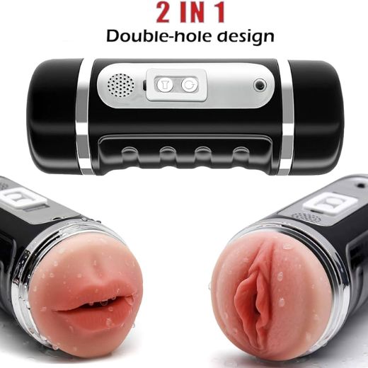 2 in 1 Vagina/Oral Automatic Electric Masturbator In Pakistan