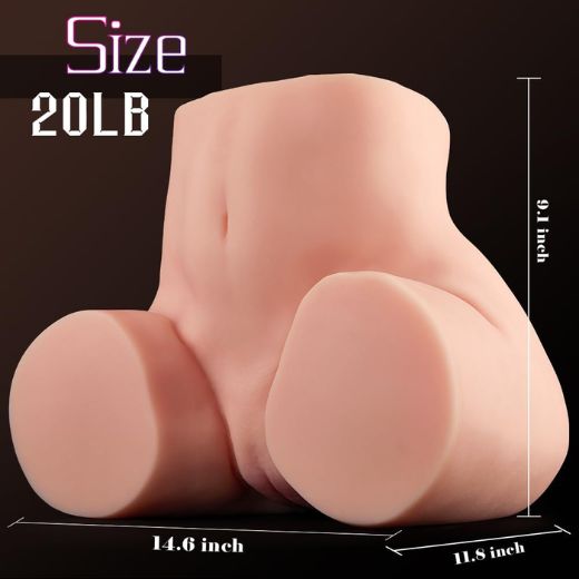 Huge Life-Size 2 Hole Lifelike Male Masturbator 2.5kg In Pakistan